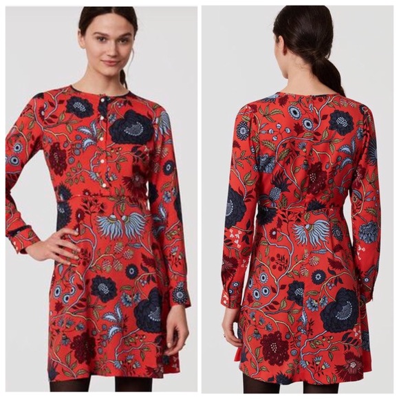 loft floral dress - Picture 1 of 3